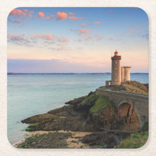 Dessous-de-verre Carré En Papier Phare de Minou en France
