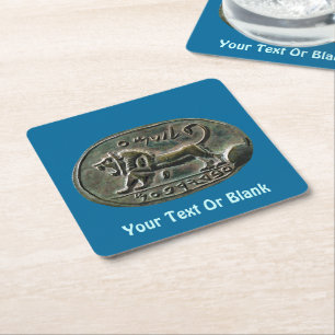 Dessous-de-verre Carré En Papier Phoque Megiddo