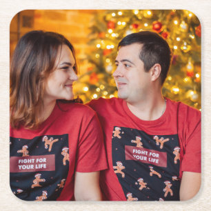 Dessous-de-verre Carré En Papier Photo customisée