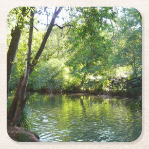Dessous-de-verre Carré En Papier Photographie de la nature à Oak Creek I à Sedona A