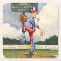 Pitcher de baseball sur Mound par Jay Throckmorton