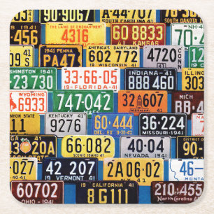 Dessous-de-verre Carré En Papier Plaques minéralogiques par H. Wilson Smith