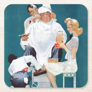 Dessous-de-verre Carré En Papier Plein traitement