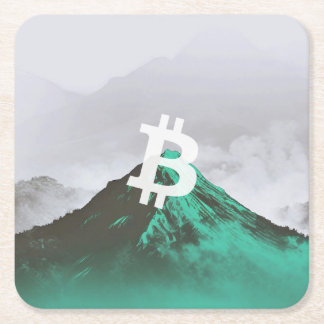Dessous-de-verre Carré En Papier Plus haut historique du Bitcoin (ATH)