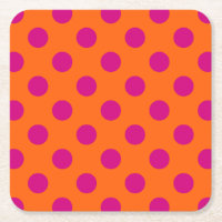 Pois Fuchsia orange