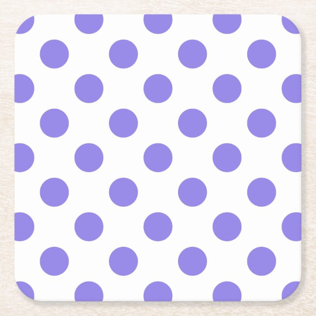 Dessous-de-verre Carré En Papier Pois périphériques (Devant)
