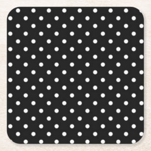 Dessous-de-verre Carré En Papier Polka dot