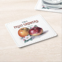 Pommes vintages à fleurs Les producteurs de fruits