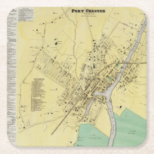 Dessous-de-verre Carré En Papier Port Chester, NY