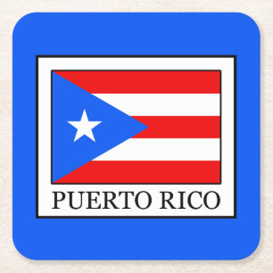 Dessous-de-verre Carré En Papier Porto Rico