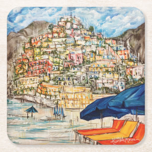 Dessous-de-verre Carré En Papier Positano