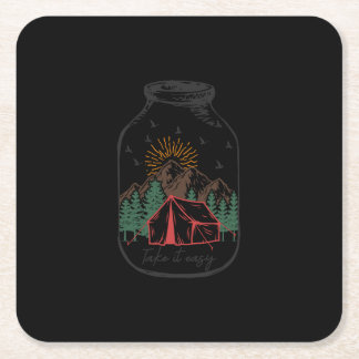 Dessous-de-verre Carré En Papier Prenez facilement