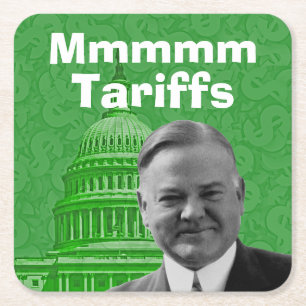 Dessous-de-verre Carré En Papier Président Herbert Hoover Tarifs