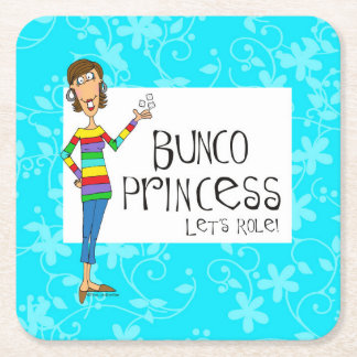 Dessous-de-verre Carré En Papier Princesse Coasters de Bunco