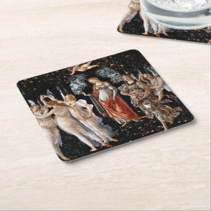 Dessous-de-verre Carré En Papier Printemps Botticelli