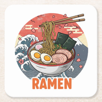 Dessous-de-verre Carré En Papier Ramen