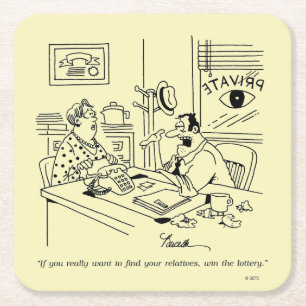 Dessous-de-verre Carré En Papier Recherche de parents