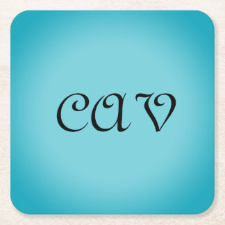 Dessous-de-verre Carré En Papier Recoleta Cornflower Bleu