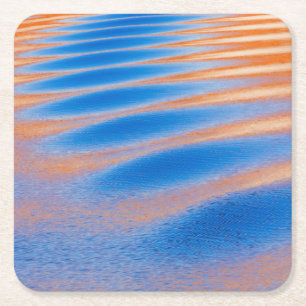 Dessous-de-verre Carré En Papier Réflexion des falaises dans le lac Powell  Glen C