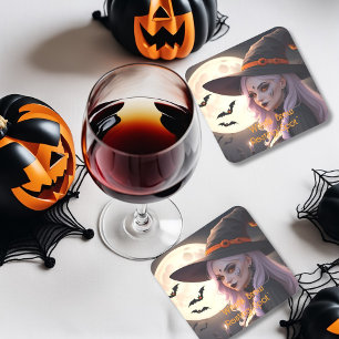 Dessous-de-verre Carré En Papier Repos du Breuvage de Sorcière