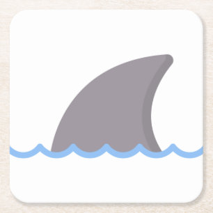 Dessous-de-verre Carré En Papier requin