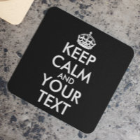 Restez calme et continuez - Créez votre propre