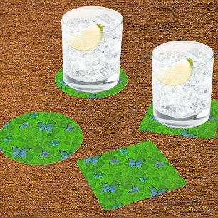 Dessous-de-verre Carré En Papier Rêves de la Forêt Tropicale Vignes Tropicales Papi
