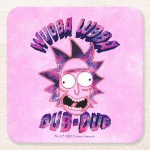 Dessous-de-verre Carré En Papier RICK ET MORTY™  Dub-Dub Lubba