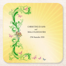 Rouleaux et papillons