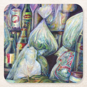 Dessous-de-verre Carré En Papier Saveurs séchées à Singapour