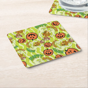 Dessous-de-verre Carré En Papier Scooby-Doo Happy Halloween Motif