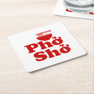 Dessous-de-verre Carré En Papier Shéma phion