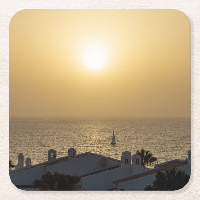 Dessous-de-verre Carré En Papier Silence (Devant)