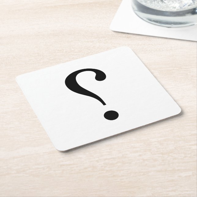 Dessous-de-verre Carré En Papier sNARK mARK {ironicon} (Incliné)