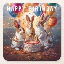 Soirée lapins fête d'anniversaire