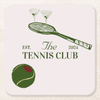 soirée sur le thème du club de tennis