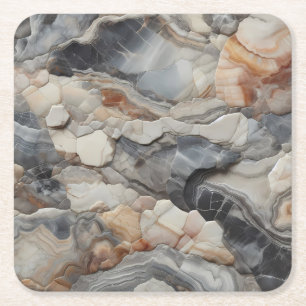 Dessous-de-verre Carré En Papier Sous-verres en papier de pierre naturelle – Formes