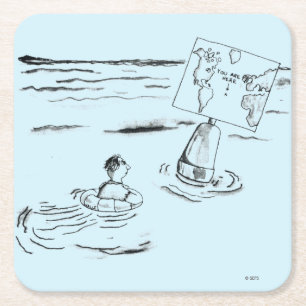 Dessous-de-verre Carré En Papier Strandé