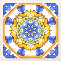 Style italien, carrelage, majolica Tout-sur-impres