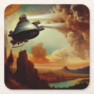 Dessous-de-verre Carré En Papier Style Masters italien SF 3