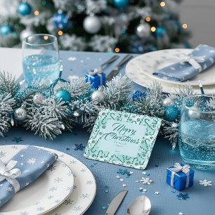 Dessous-de-verre Carré En Papier Sucres de canne festifs Pepperment