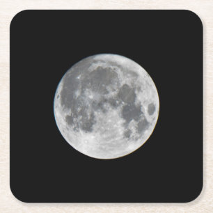 Dessous-de-verre Carré En Papier Super Lune   Mendota Heights Minnesota
