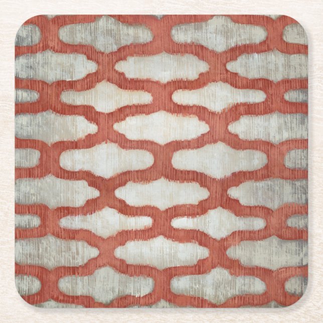 Dessous-de-verre Carré En Papier Symétrie spectrale VI (Devant)