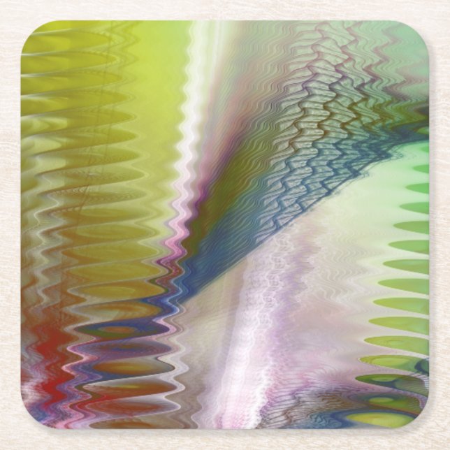 Dessous-de-verre Carré En Papier Symphonique II (Devant)