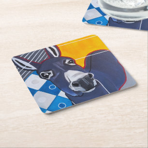 Dessous-de-verre Carré En Papier Tableau Donkey Punch par Alfred Fox