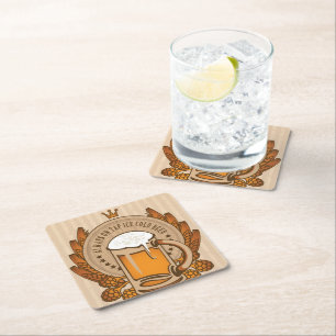 Dessous-de-verre Carré En Papier Tapis de bière pour la caverne de l'homme - Coster