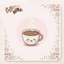Tapis de café rose de style Kwaii