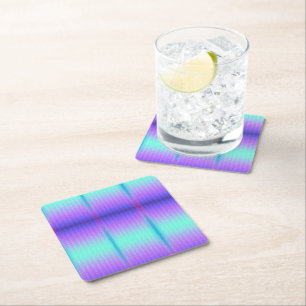 Dessous-de-verre Carré En Papier Tapis de souris coloré avec un motif dégradé