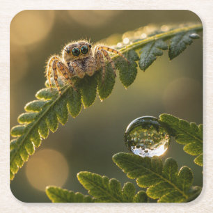 Dessous-de-verre Carré En Papier Tapis de verre Gardien de la Forêt Miniature - Ara