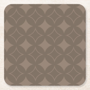 Dessous-de-verre Carré En Papier Taupe shippo